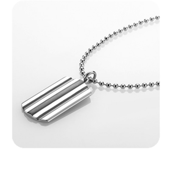 Storm ocelový náhrdelník Linox Pendant-Silver